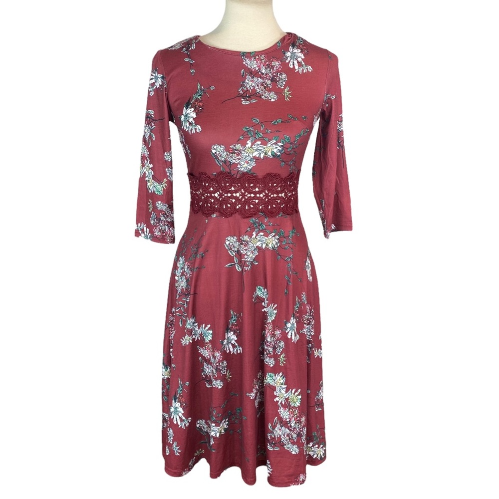 NWT Homeyee floral dress size S